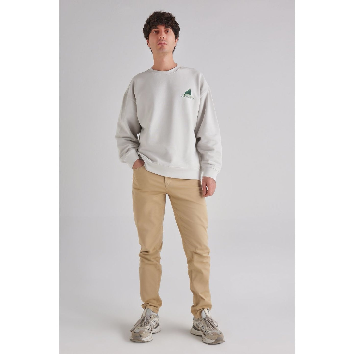 Unisex Ecru Sweatshirt Sour
