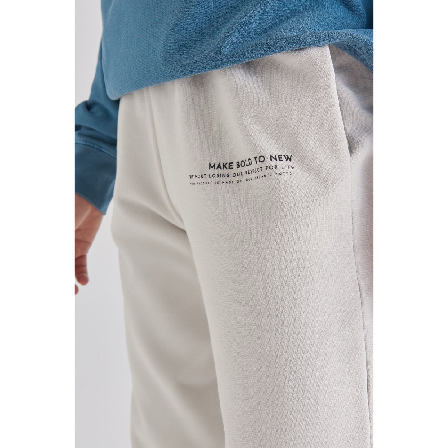 Ecru Sweatpants SJ-Alone
