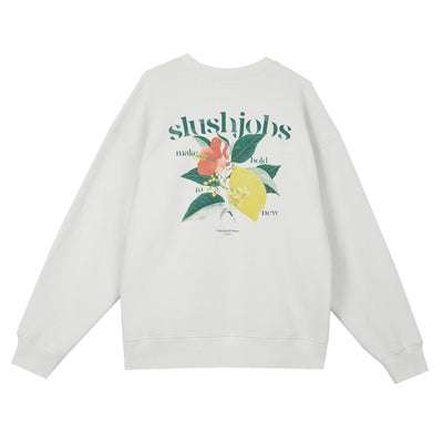Unisex Ecru Sweatshirt Sour