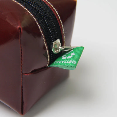 Upcycled Billboard Accessory Bag – Sustainable Style for Your Essentials!