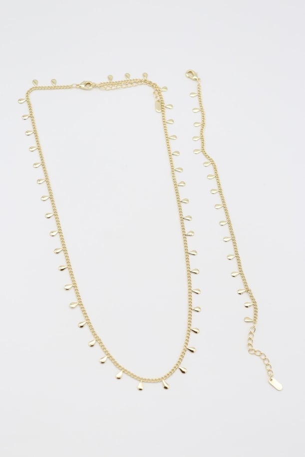 VIP Necklace Bracelet Set 14 K-11210
