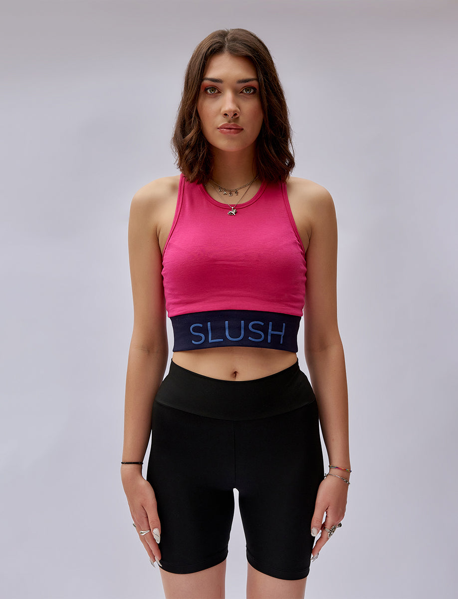 Women's Pink Crop Top